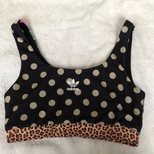 Adidas patterned sports bra